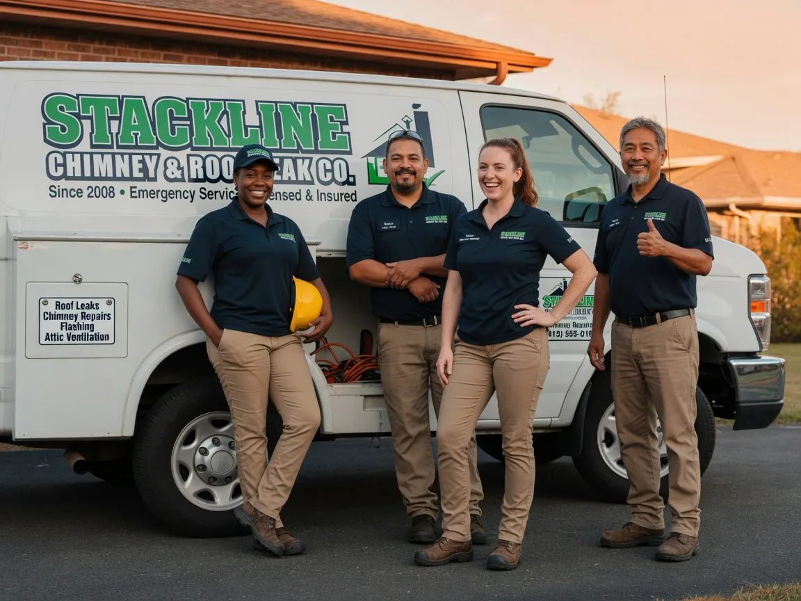 Chimney flashing repair company in Rolla, KS